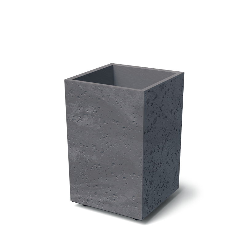 Цветочный горшок Sierra Square High Beton Effect